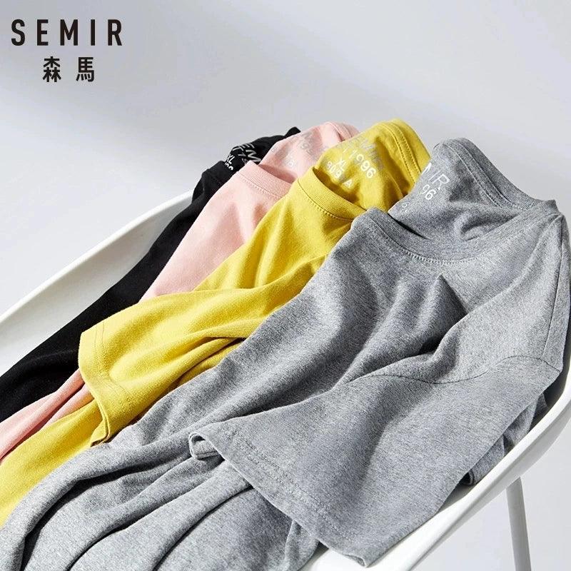 T-Shirt Masculina SEMIR - Algodão Macio e Estilo Casual para Todos os Momentos
