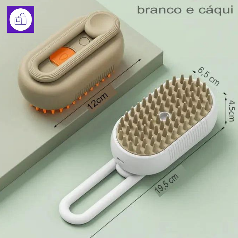 Novo pente de spray desembaraçante – proporciona pelos macios e suaves ao toque do pet