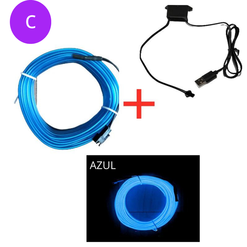 M/3M/5M Interior do carro Led Lâmpada decorativa