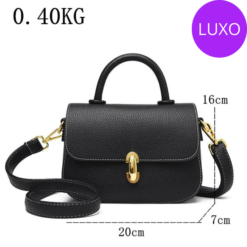 Bolsa de couro genuíno de luxo para mulheres – estilo e elegância em um acessório de alta qualidade para o seu dia a dia