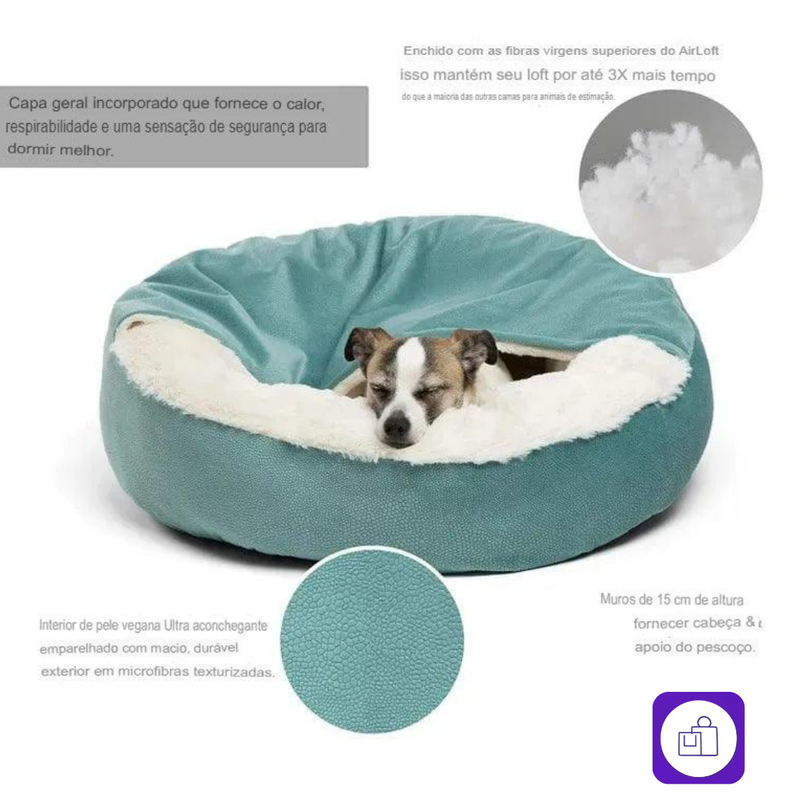 Cama ortopédica para cachorro – ajuda a prevenir dores nas articulações e proporciona descanso confortável