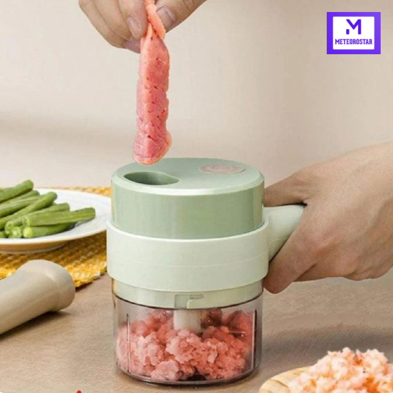 LeguPro – Cortador Elétrico de Leguminosas 4 em 1 Sem Fio | Prático e Eficiente para Sua Cozinha