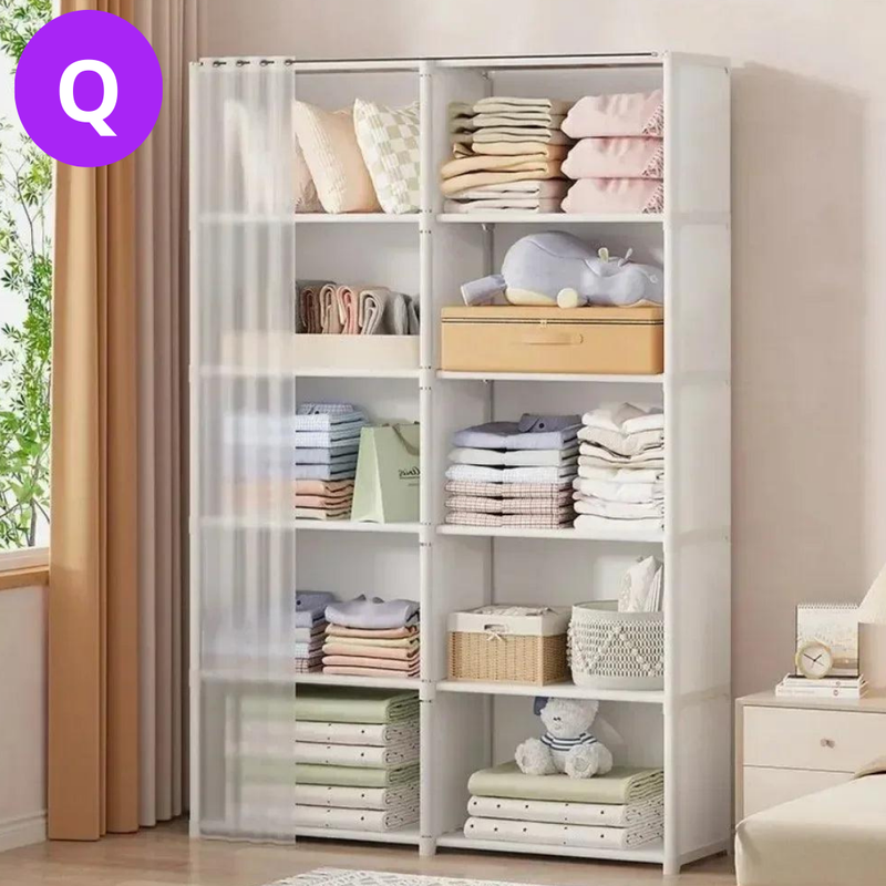 Armário multiuso para roupas, guarda-roupa à prova de poeira