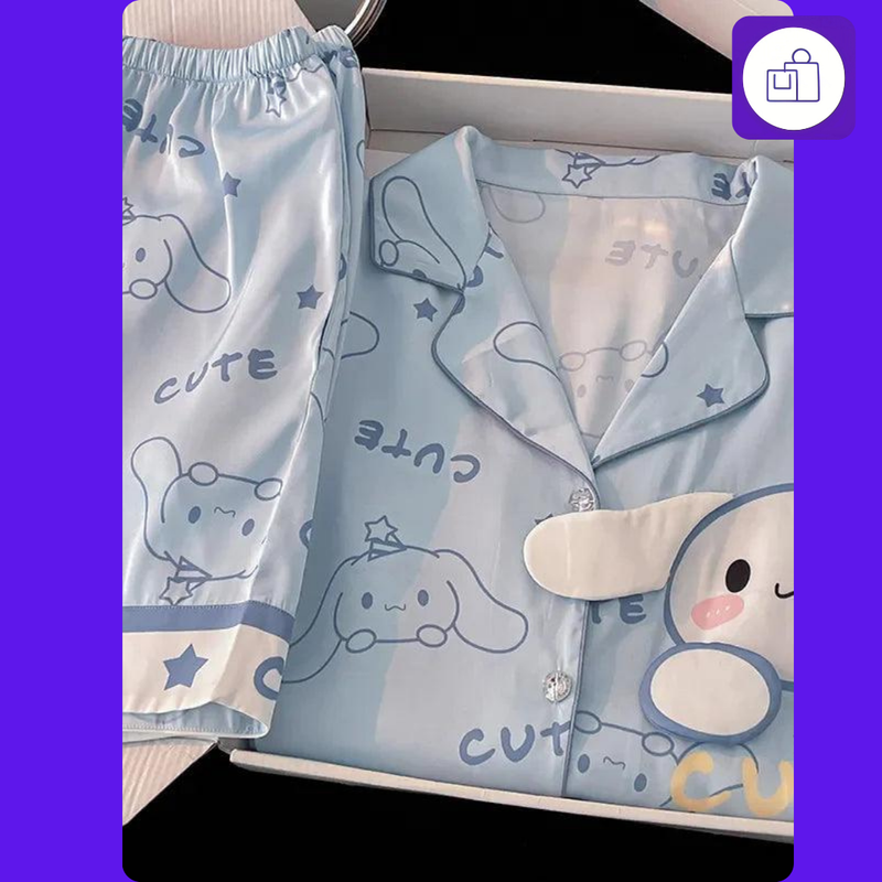 Pijama Feminino Sanrio Cinnamoroll - Conforto e Estilo com Personagem Famoso