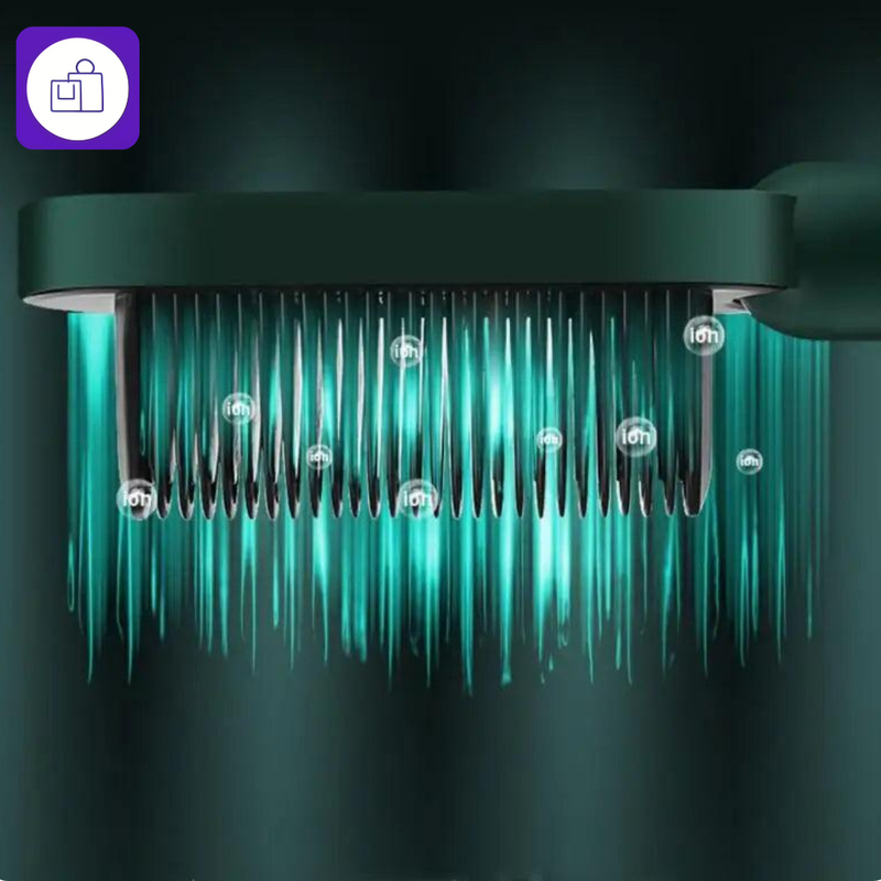 Escova de Cabelo Elétrica – Alisamento Prático com Aquecimento Instantâneo