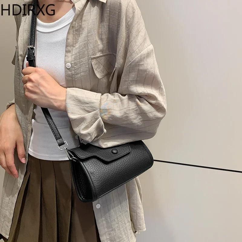 Retro Women Handbag Ladies Crossbody Messenger Woman Bags High Quality PU Leather Female Flap Casual Shoulder Bag New Arrival