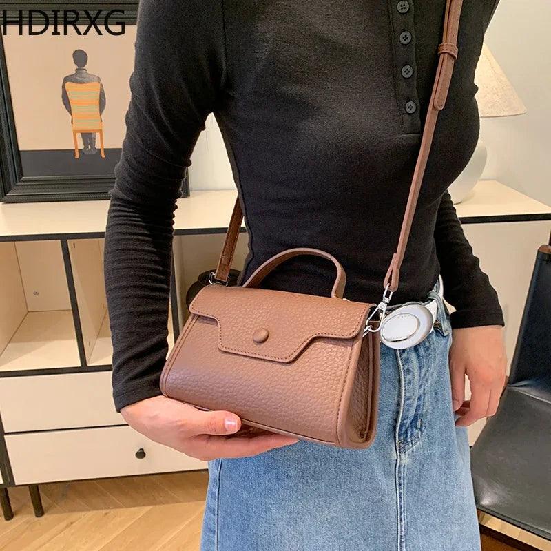 Retro Women Handbag Ladies Crossbody Messenger Woman Bags High Quality PU Leather Female Flap Casual Shoulder Bag New Arrival