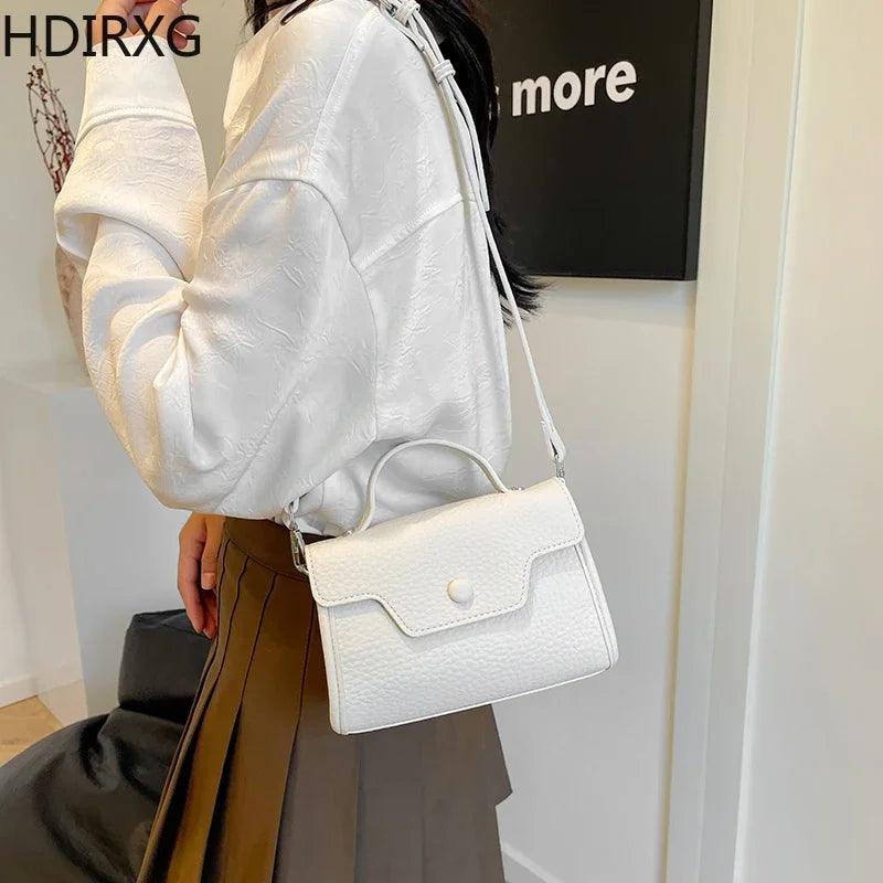 Retro Women Handbag Ladies Crossbody Messenger Woman Bags High Quality PU Leather Female Flap Casual Shoulder Bag New Arrival