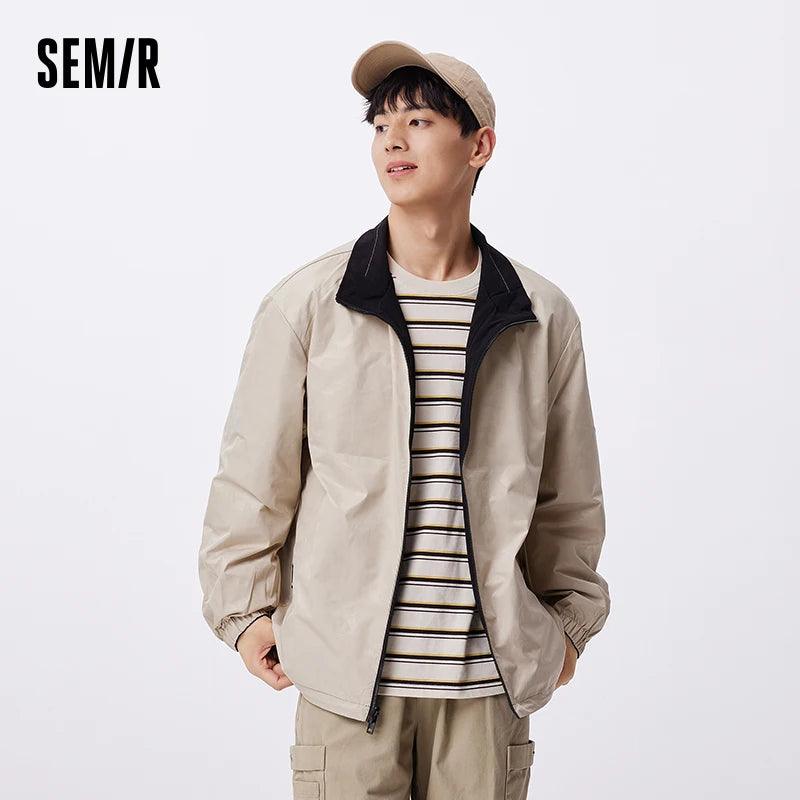 Casaco Masculino Leve SEMIR - Proteção Elegante para Dias Amenos