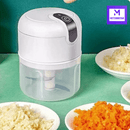 CutMix – Mini Processador de Alimentos Elétrico 250ml com 3 Lâminas Inox e USB Recarregável