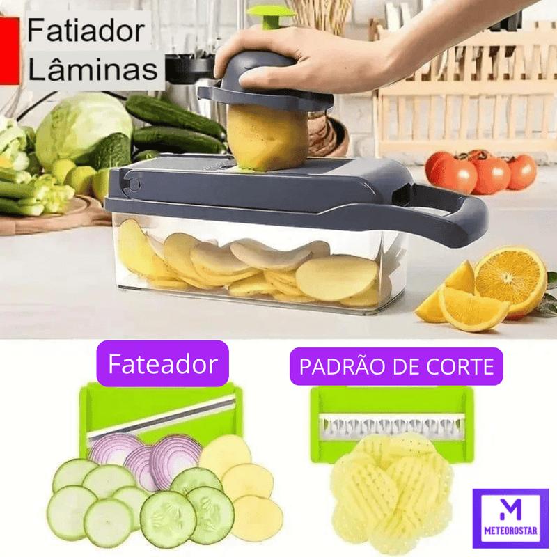    Cortador e Fatiador Multifuncional 14 em 1