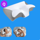 2 em 1 Travesseiro ortopédico de contorno ergonômico para dor no pescoço