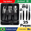 Inox Cutlery Game With 24 Pieces + Drawer Holder-Neverdie Store