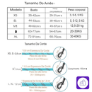 Arnês Ajustável com Coleira Reflexiva para Cães