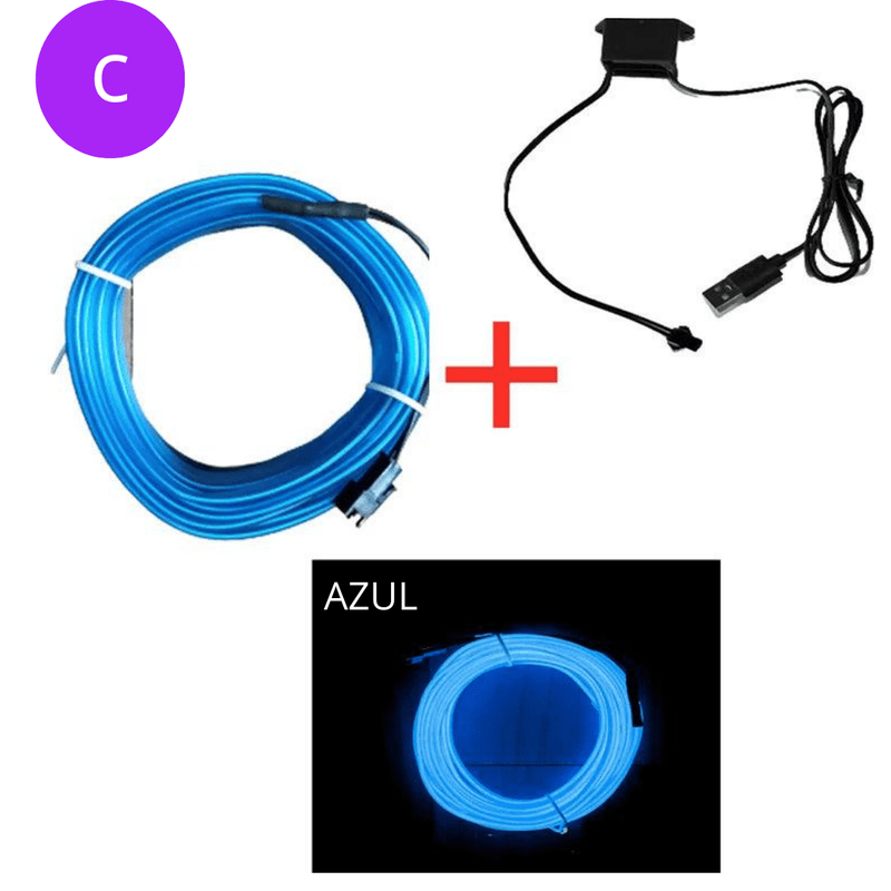 M/3M/5M Interior do carro Led Lâmpada decorativa
