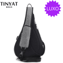 Bolsa de ombro masculina – compartimentos espaçosos para organizar seus itens com facilidade