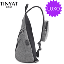 Bolsa de ombro masculina – compartimentos espaçosos para organizar seus itens com facilidade