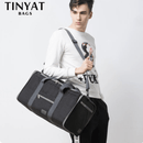 Bolsa de viagem dobrável masculina TINYAT – fácil de carregar, perfeita para viagens rápidas e fins de semana