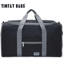 Bolsa de viagem dobrável masculina TINYAT – fácil de carregar, perfeita para viagens rápidas e fins de semana