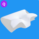 2 em 1 Travesseiro ortopédico de contorno ergonômico para dor no pescoço