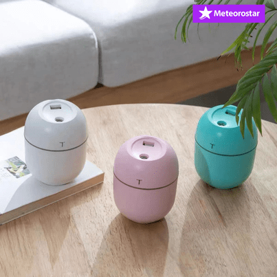 Mini Umidificador de Ar Portátil – Névoa Suave e Hidratante