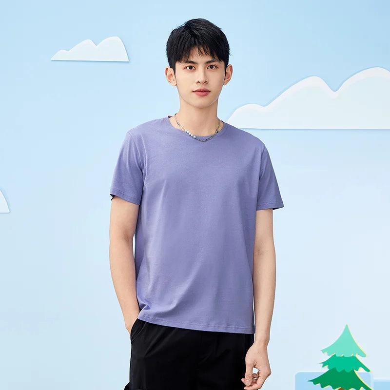 Camisa de Algodão SEMIR Masculina 2023 - Casual, Simples e Confortável para o Dia a Dia