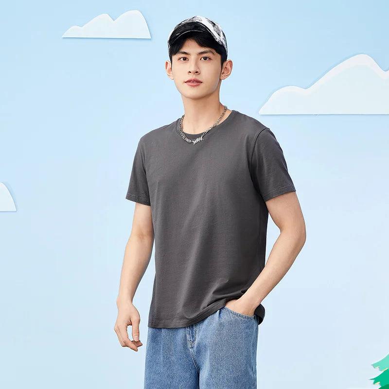 Camisa de Algodão SEMIR Masculina 2023 - Casual, Simples e Confortável para o Dia a Dia