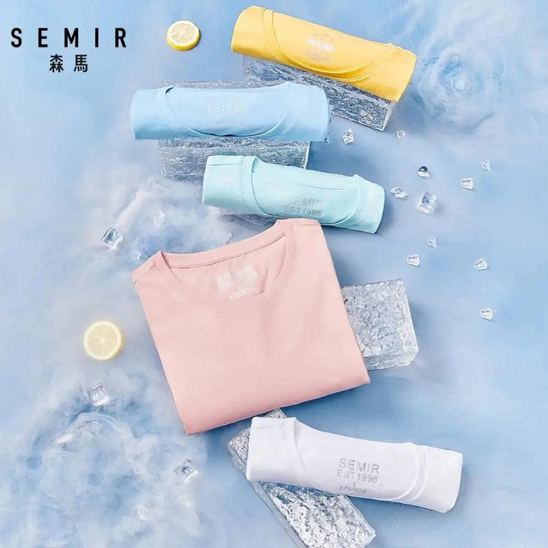Camisa de Algodão SEMIR Masculina 2023 - Casual, Simples e Confortável para o Dia a Dia
