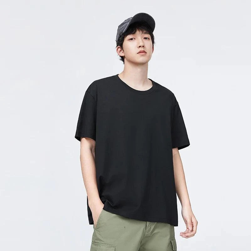 Camiseta Masculina SEMIR 2024 – Algodão Puro para Máximo Conforto no Dia a Dia
