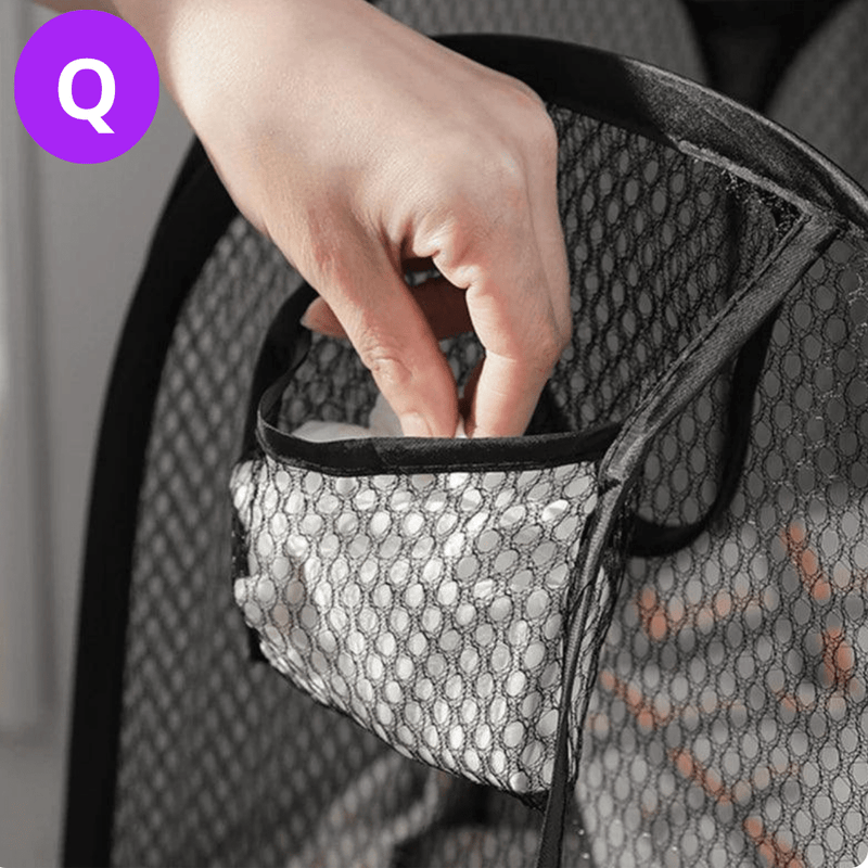 Cesto dobrável para separação de roupas sujas