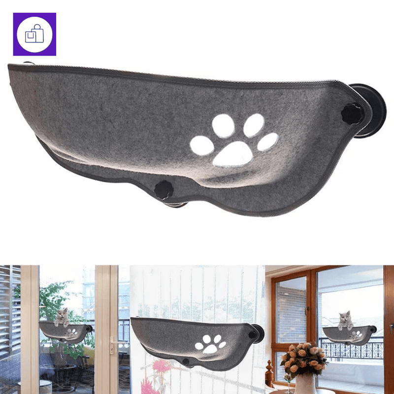 Rede de gato com ventosas reforçadas – relaxamento ao sol sem risco de quedas