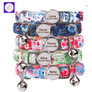 Coleira ajustável personalizada para gatos com fecho rápido – conforto e prevenção de acidentes