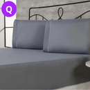 Conjunto de lençóis QUEEN 3 peças 400 pontos de micropercale fio palito