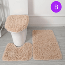 Conjunto de Tapetes Antiderrapantes para Banheiro – Proteção e Estilo em Seu Banho