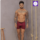 Kit de 4 Cuecas Boxer Masculinas – Microfibra e Sem Costura para Conforto Prolongado