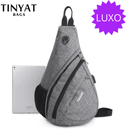 Bolsa de ombro masculina – compartimentos espaçosos para organizar seus itens com facilidade