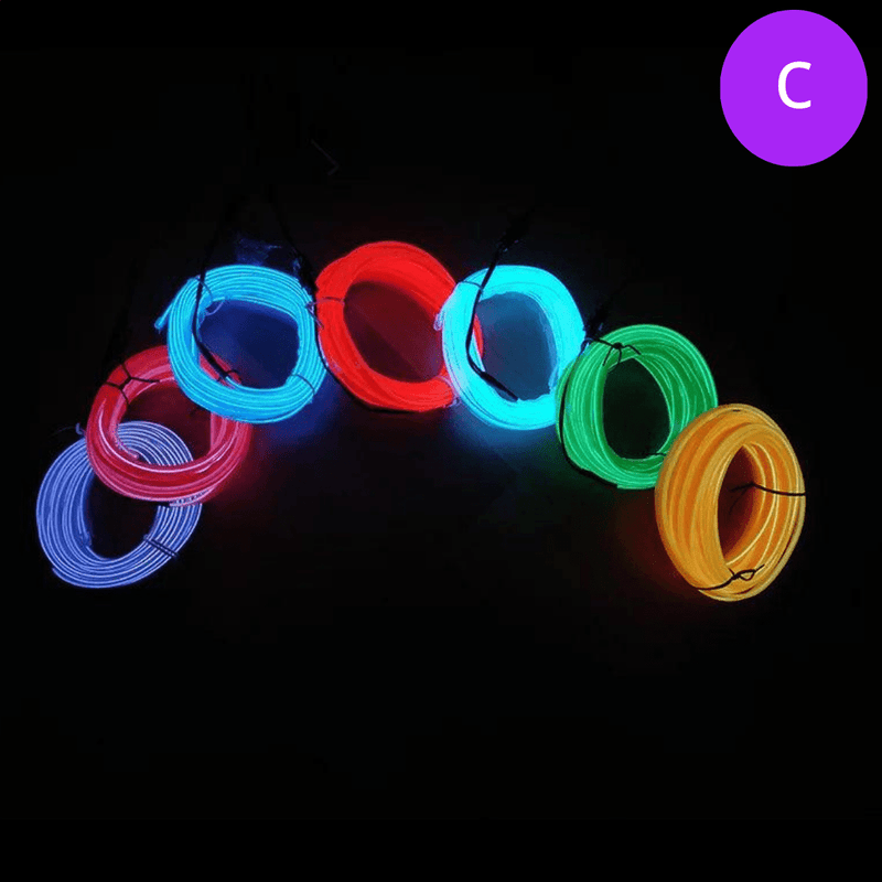M/3M/5M Interior do carro Led Lâmpada decorativa