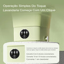 Mini Máquina de Lavar Dobrável – Compacta e Prática para Qualquer Espaço