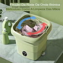 Mini Máquina de Lavar Dobrável – Compacta e Prática para Qualquer Espaço