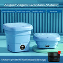 Mini Máquina de Lavar Dobrável – Compacta e Prática para Qualquer Espaço
