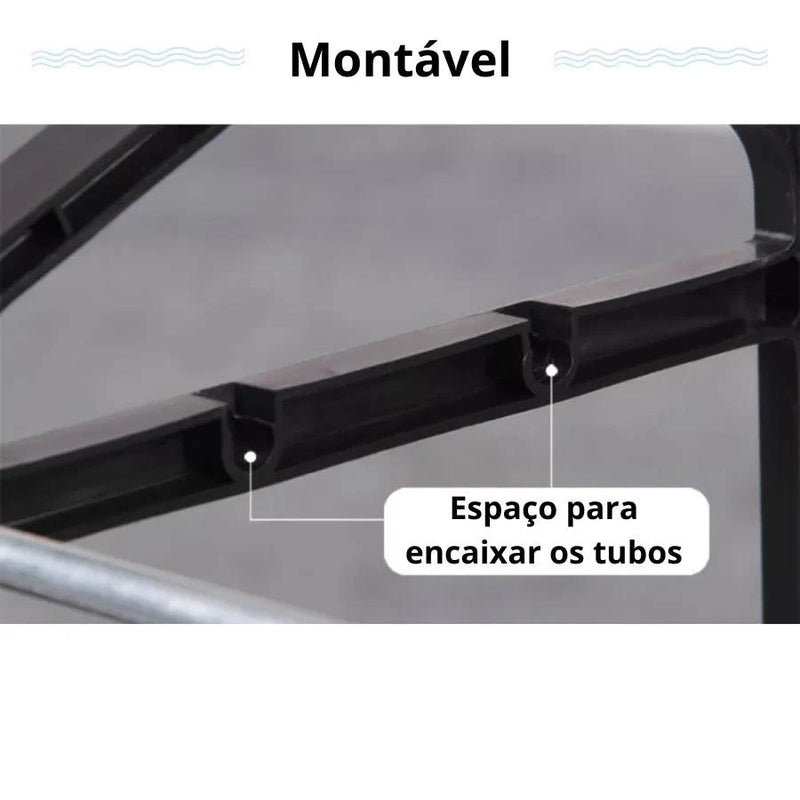 Sapateira e Organizador Minimalista Ajustável – Praticidade e Resistência para Seu Espaço
