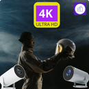 Projetor Portátil Android 11 4K – Alta Qualidade de Imagem com Wifi Dual e Conexão Bluetooth