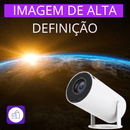 Projetor Portátil Android 11 4K – Alta Qualidade de Imagem com Wifi Dual e Conexão Bluetooth