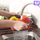 Silco – Coador de Silicone Dobrável | Flexível e Compacto para Uso na Cozinha