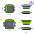 Silco – Coador de Silicone Dobrável | Flexível e Compacto para Uso na Cozinha