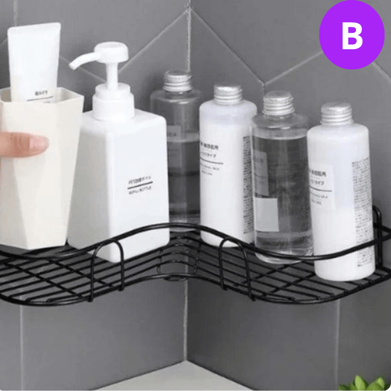 Suporte de Metal Adesivo para Cozinha e Banheiro – Fixação Forte e Prática na Parede