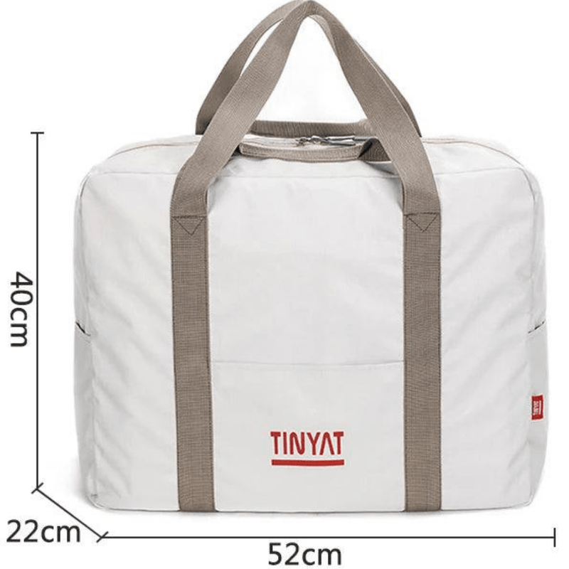 Bolsa de viagem dobrável masculina TINYAT – fácil de carregar, perfeita para viagens rápidas e fins de semana