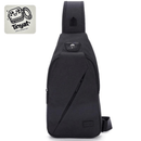 Bolsa tiracolo TINYAT preta – solução prática e direta para carregar  sem frescura ou complicação