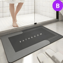 Tapete de Banheiro Retangular – Absorção Rápida e Antiderrapante para Maior Segurança