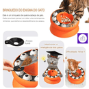Tigela de quebra-cabeça para gatos – estimula a mente e reduz o tédio durante as refeições